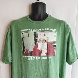Ripple Junction Green The Office T-Shirt Men's Size 2X Christmas 2643P